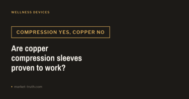 Are copper compression sleeves proven to work?